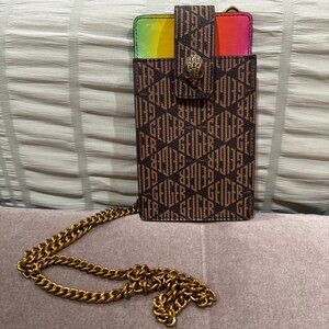 KURT GEIGER LONDON Richmond Faux Leather Crossbody Phone Case